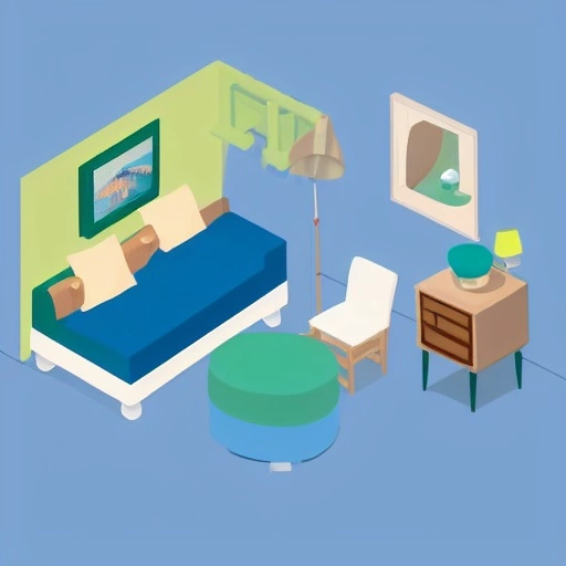 53415-3634589131-tiny cute lively detailed isometric apartment where a shark laying down on the sofa, soft colors, blue and green theme, soft col.webp